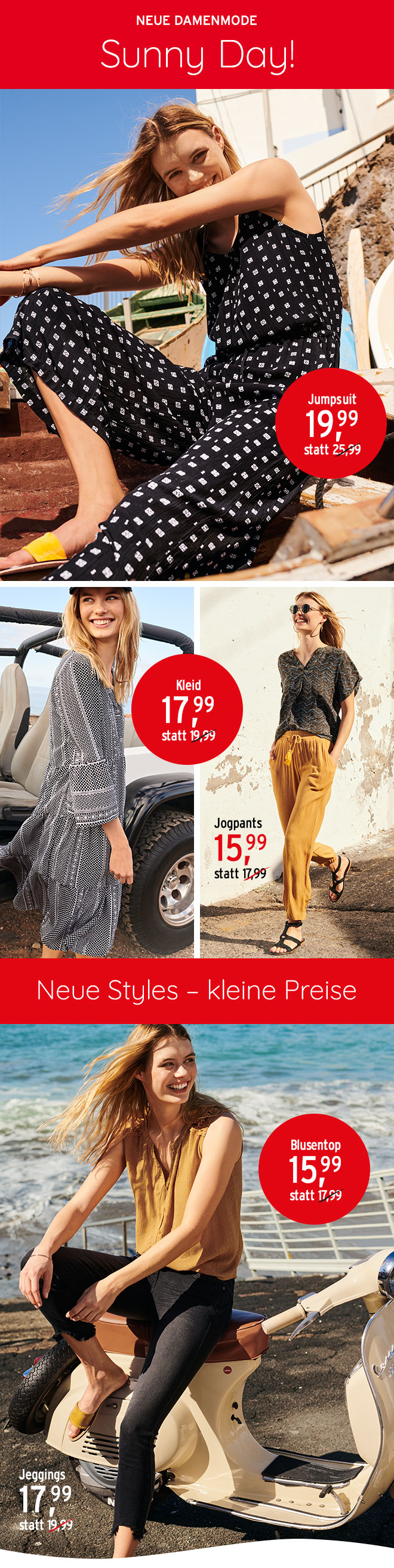 Neue Damenmode: Sunny Day!